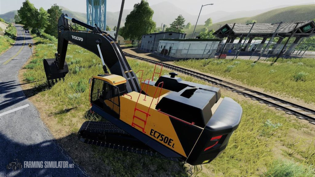 Volvo EC 750EL Mining Excavator V 1 1 Farming Simulator Mods