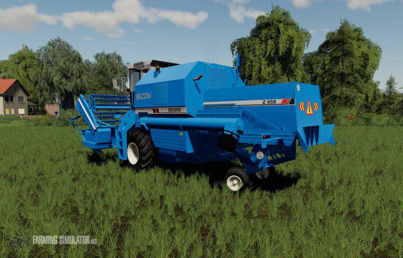 BIZON Rekord Z058 Blue v 1.0 - FS19 Combines