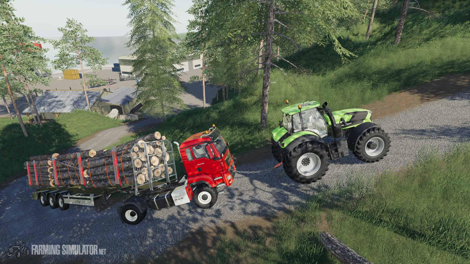 fs19 towing chain