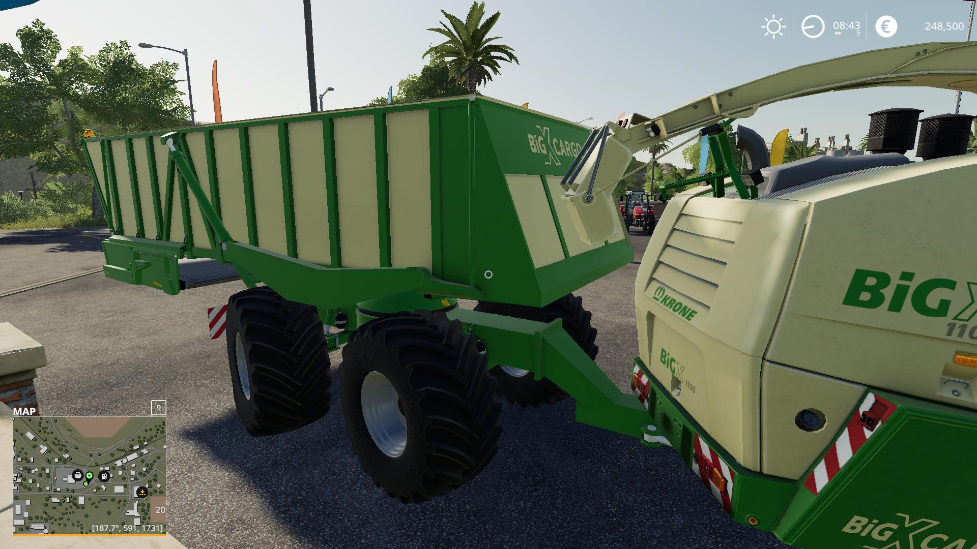 Krone Big X 1180 Cargo Converted V 10 Farming Simulator Mods 7349