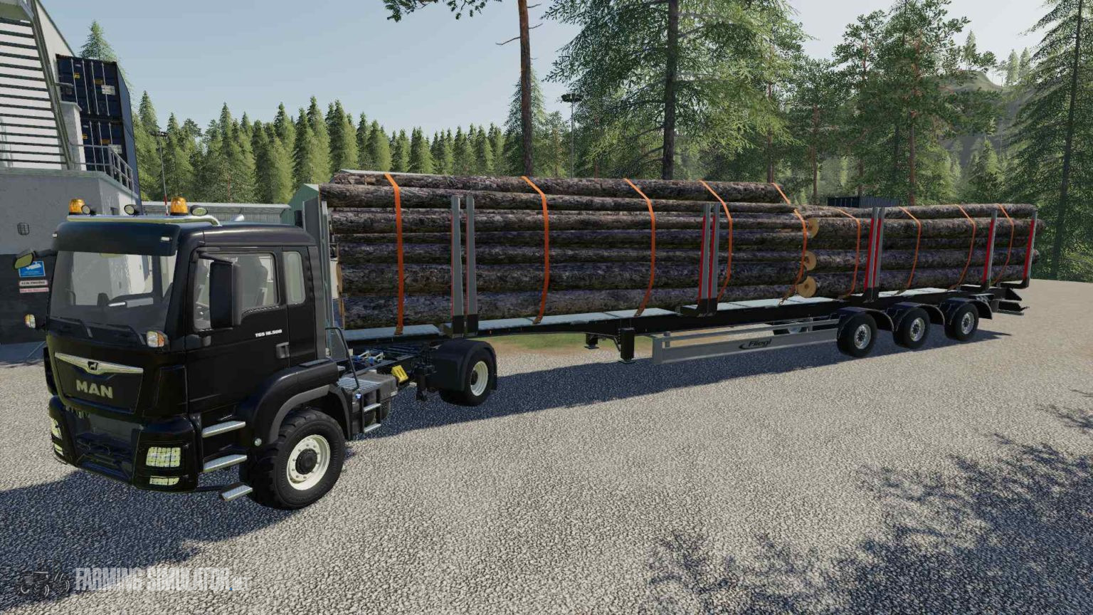 Fliegl Timber Runner Wide With Autoload Wood V Farming Simulator Mods