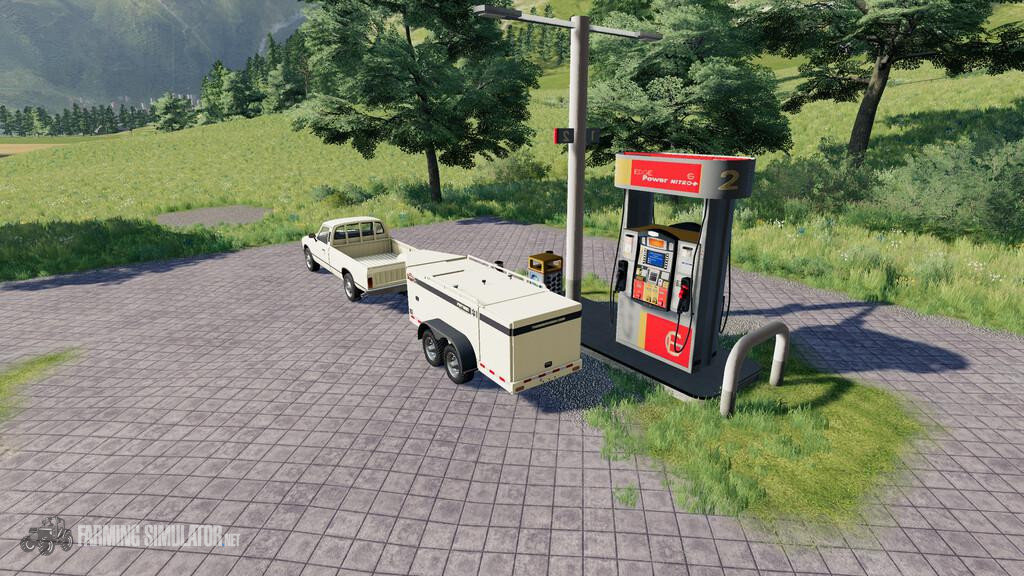 Gas Station Mod v 1.0  FS19 Objects