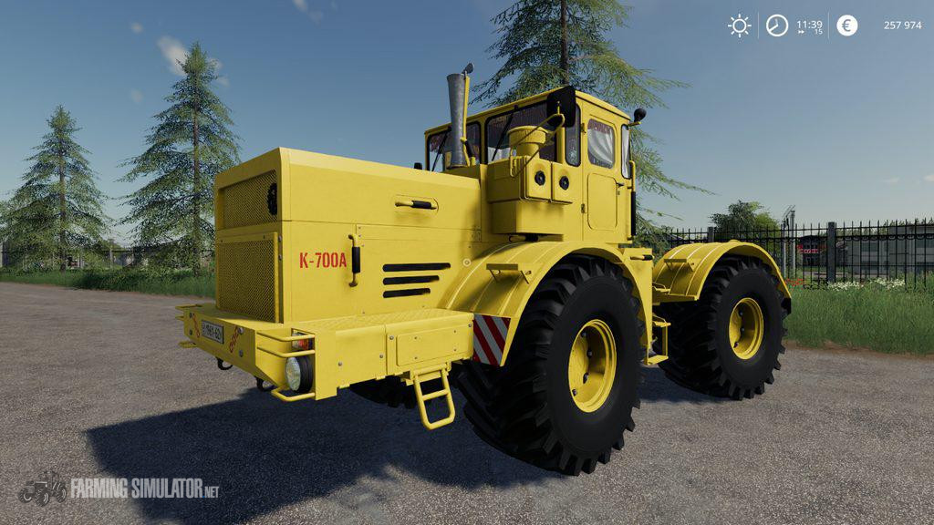 Kirovets K-700A with curtains v 1.2 - FS19 Tractors