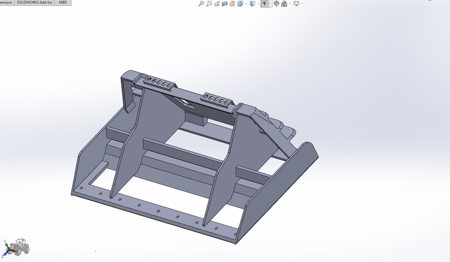 Skid Steer Leveler v 1.0 - FS19 Implements & Tools