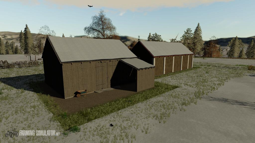 Wooden Barns v 1.0 - Farming Simulator Mods