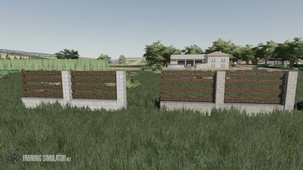 Pack Of Modern Fence v 1.0 - FS19 Objects