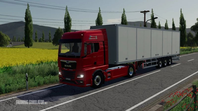 Schmitz Slidedoor Trailer v 1.0 - FS19 Trailers