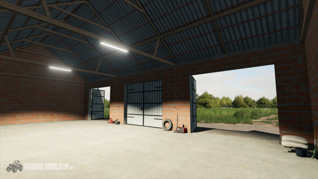 Garage For Machines v 1.2 - FS19 Objects