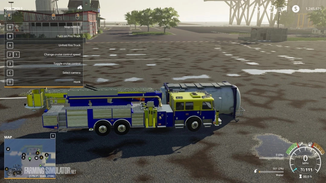 Ladder Fire Truck V 10 Fs19 Trucks 5045
