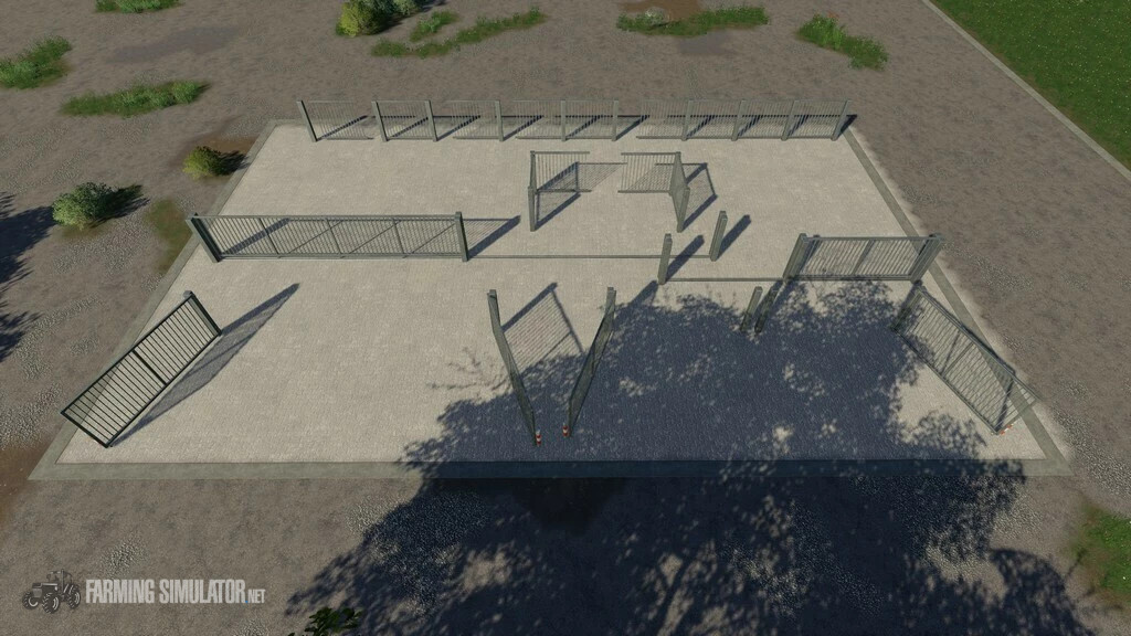 Placeable Metal Gates And Fences v 2.2 - FS19 Objects