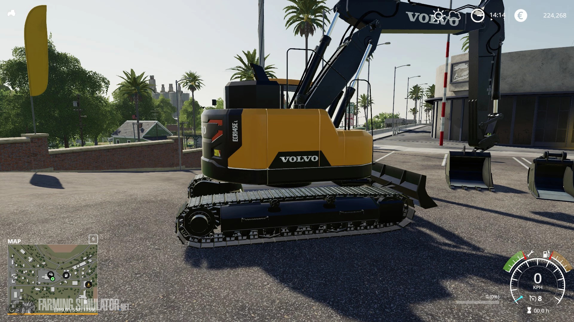 Volvo ECR145 v 1.0 - FS19 Forklifts & Excavators