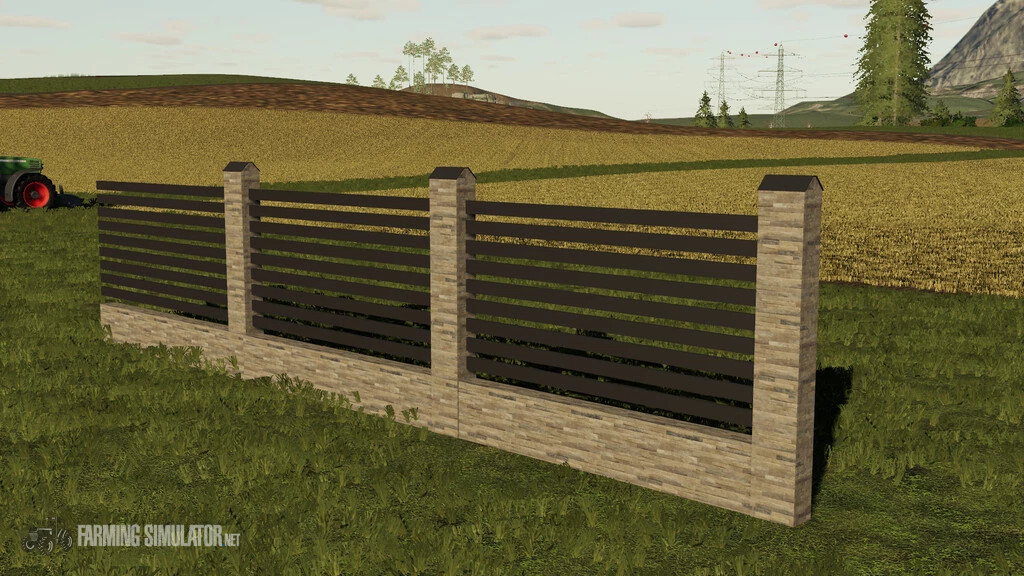 A Pack Of Modern Metal Fences v 1.0 - FS19 Mod Packs