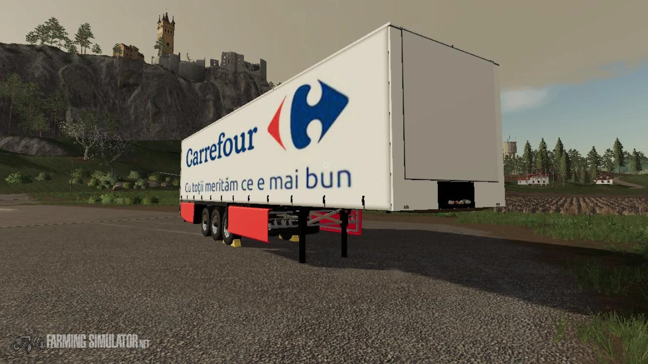 Carrefour Trailer v 1.0 - FS19 Trailers