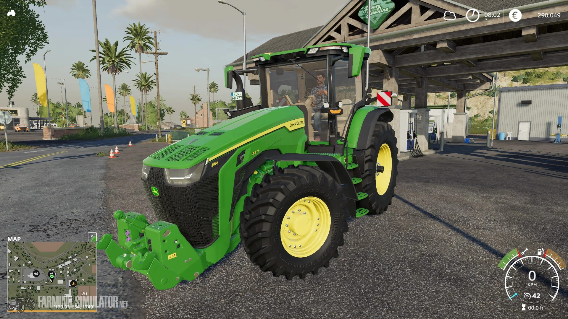 John Deere 8r 2020 Simple Ic V 10 Fs19 Tractors 0091