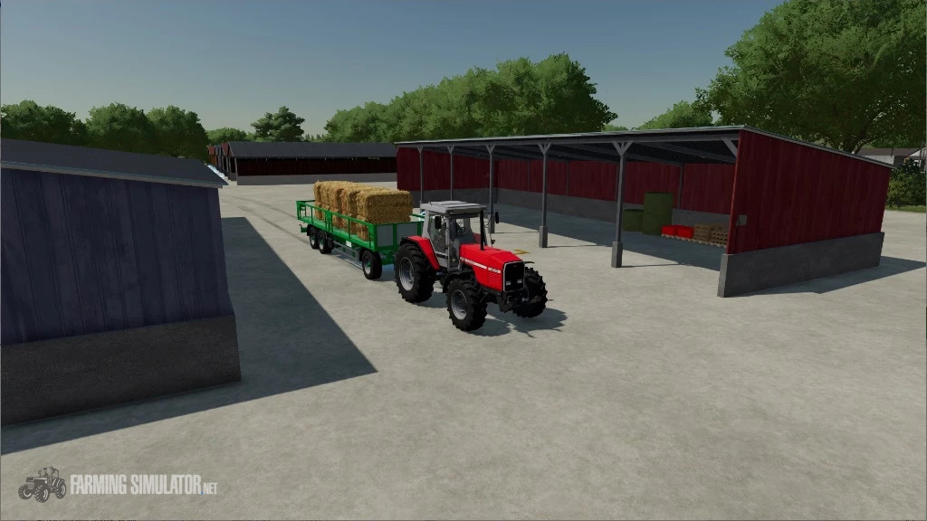 Bale And Pallet Storage Pack v 1.0 - Farming Simulator 22 Mods