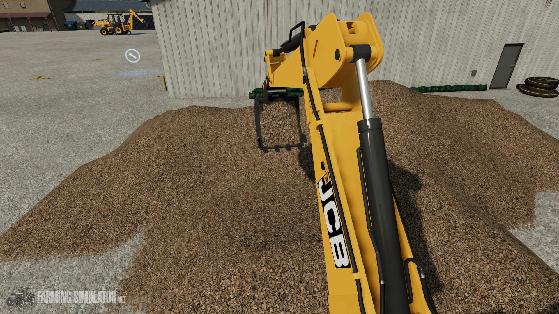 JCB Backhoe Loader V 1.0 - Farming Simulator 22 Mods