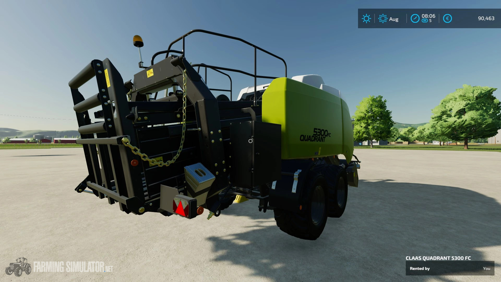 Claas Quadrant 5300fc V 10 Farming Simulator 22 Mods 1876