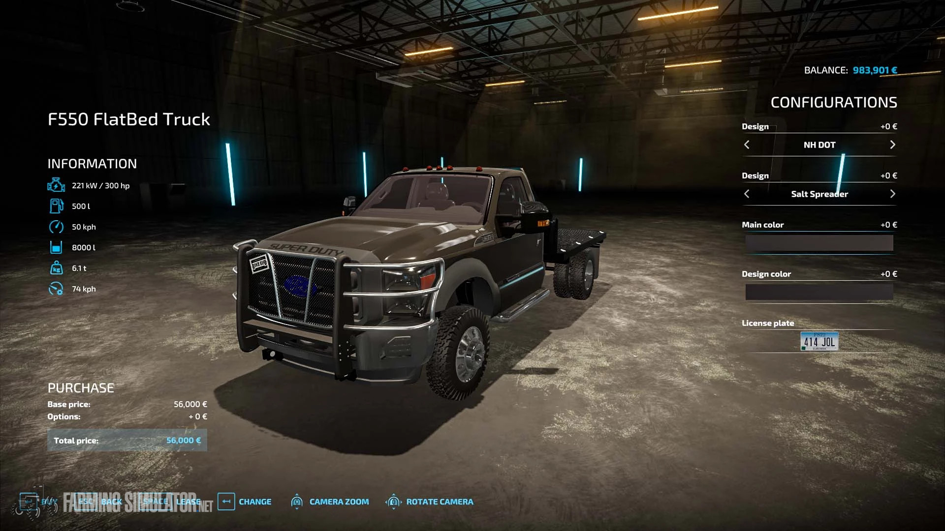 Ford F550 v 1.0 - Farming Simulator 22 Mods