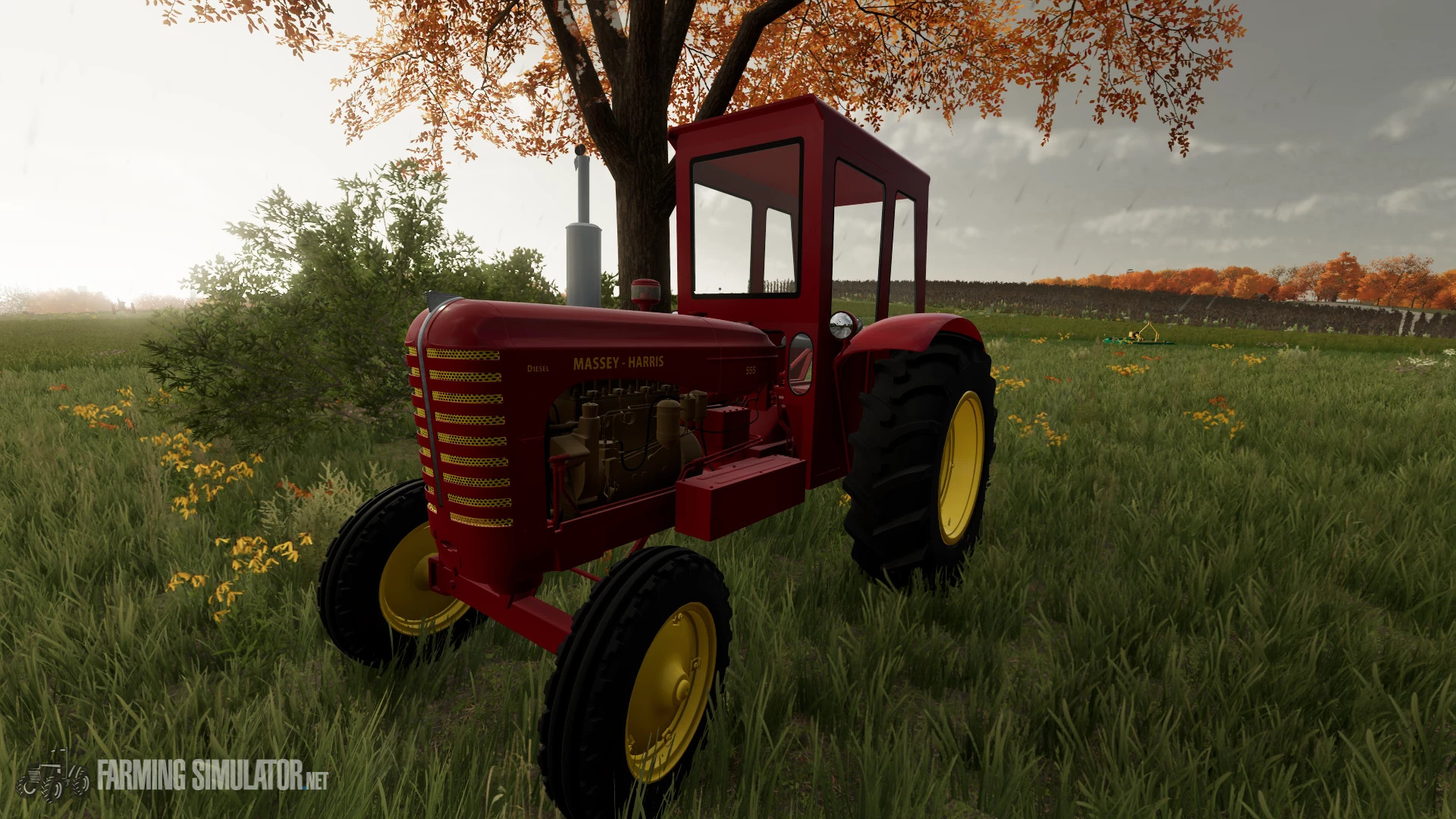 Massey Harris 555 v 1.0 - Farming Simulator 22 Mods