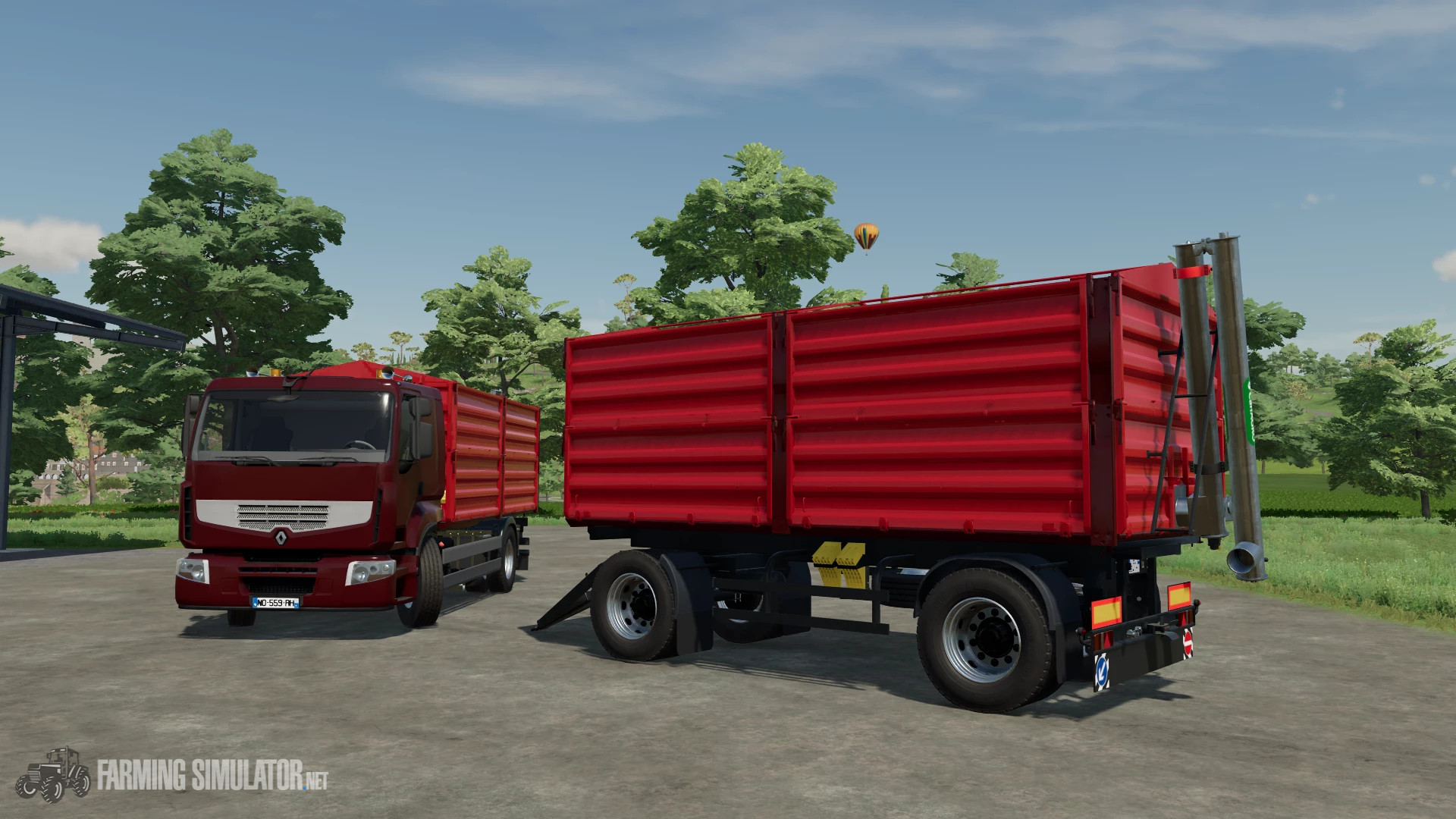 Grain Trailer v 1.0 - Farming Simulator 22 Mods