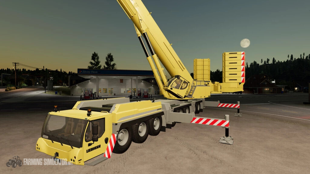 Liebherr LTM1450 Mobile Crane v 1.1 - Farming Simulator 22 Mods